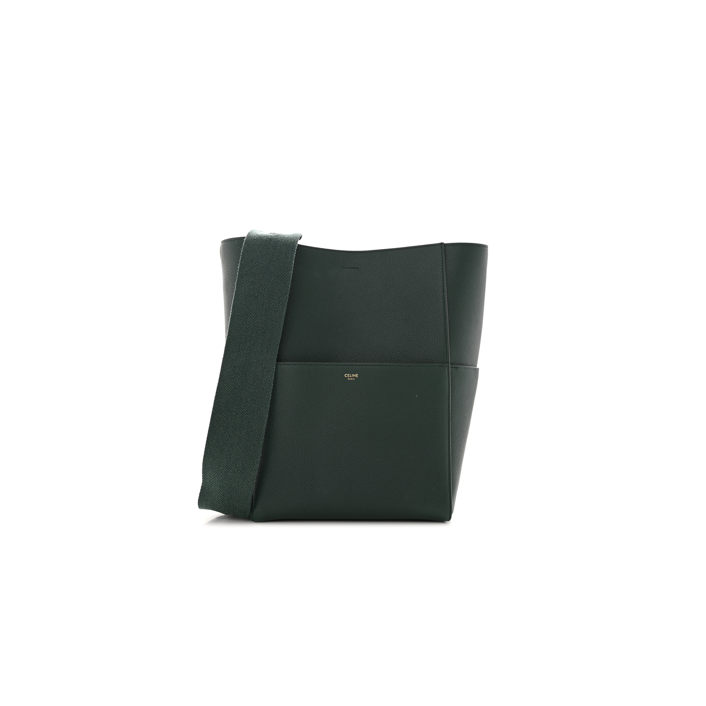 Ce**e bucket bag in sangle seau pebbled calfskin 176593ah4.19et (33*23*17cm)